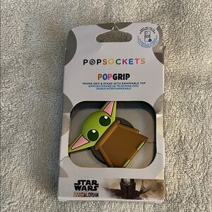 Disney PopSocket Mandalorian Green and Brown